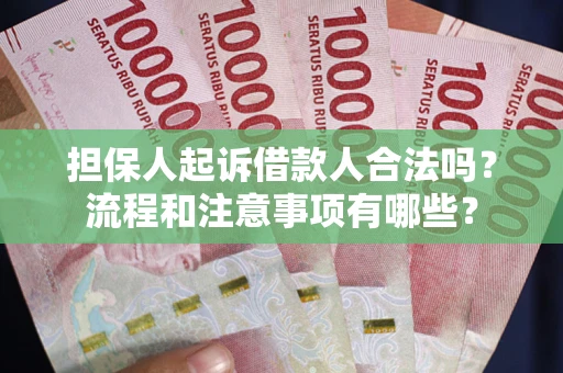 济南担保人起诉借款人合法吗？流程和注意事项有哪些？