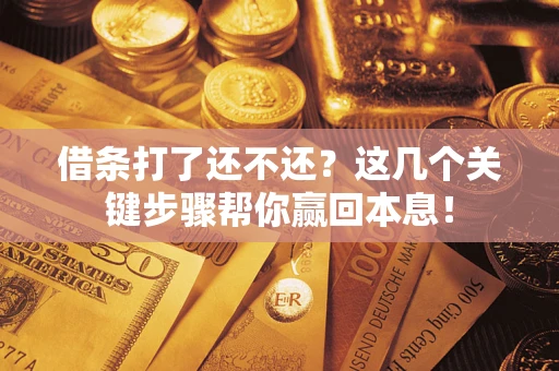 济南借条打了还不还？这几个关键步骤帮你赢回本息！