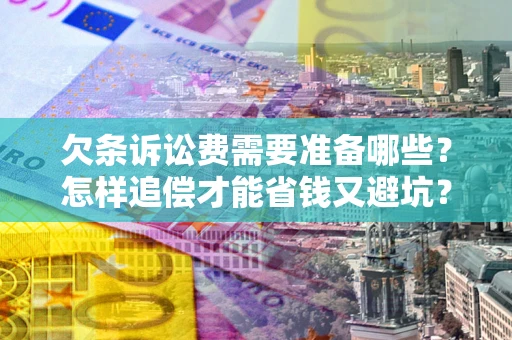 济南欠条诉讼费需要准备哪些？怎样追偿才能省钱又避坑？