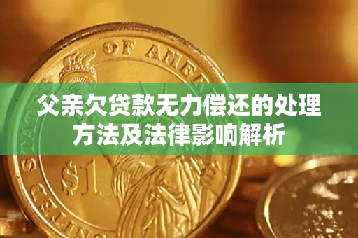 济南父亲欠贷款无力偿还的处理方法及法律影响解析