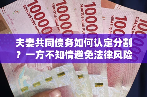 济南夫妻共同债务如何认定分割？一方不知情避免法律风险必看！